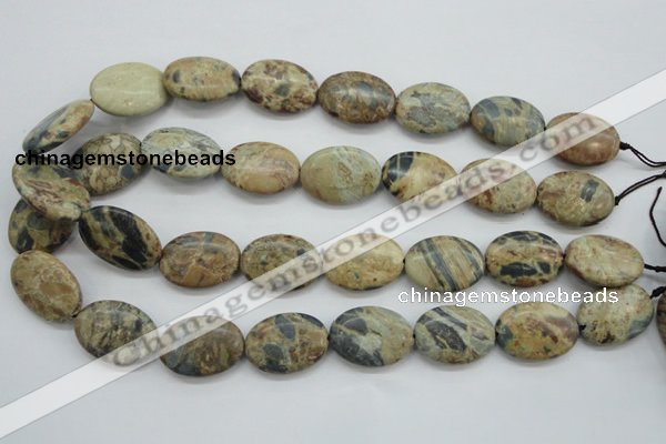 CCD06 15.5 inches 18*25mm oval cordierite beads wholesale