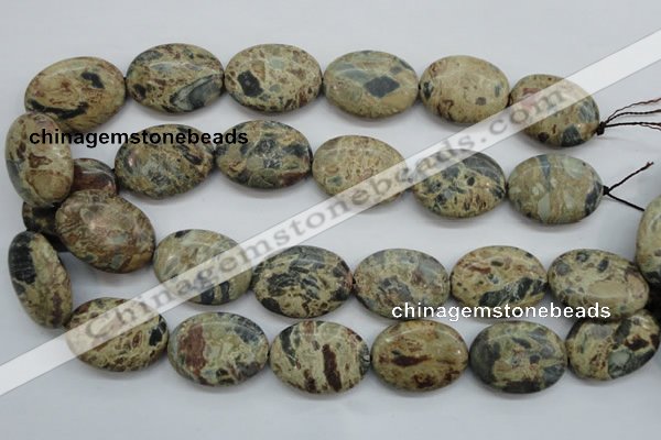 CCD07 15.5 inches 22*30mm oval cordierite beads wholesale