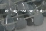 CCE07 16 inches 13*18mm flat teardrop celestite gemstone beads