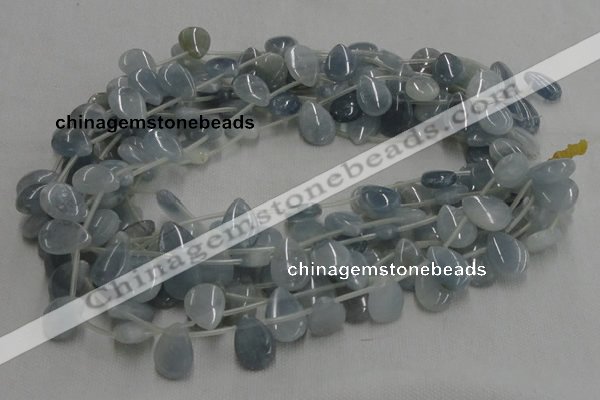 CCE07 16 inches 13*18mm flat teardrop celestite gemstone beads