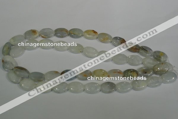 CCE14 15.5 inches 13*18mm oval natural celestite gemstone beads