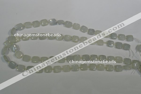 CCE16 15.5 inches 10*10mm square natural celestite gemstone beads