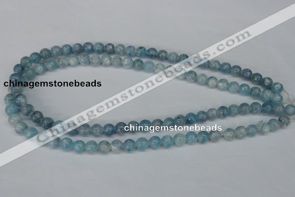 CCE51 15.5 inches 8mm round dyed natural celestite gemstone beads