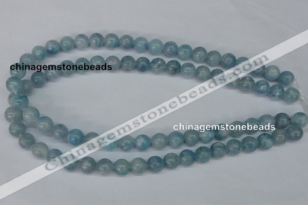 CCE52 15.5 inches 10mm round dyed natural celestite gemstone beads