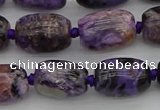 CCG112 15.5 inches 12*16mm drum charoite gemstone beads