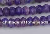 CCG116 15.5 inches 4*7mm rondelle charoite gemstone beads