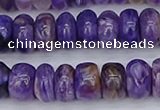 CCG117 15.5 inches 5*9mm rondelle charoite gemstone beads