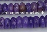 CCG122 15.5 inches 5*9mm rondelle charoite gemstone beads