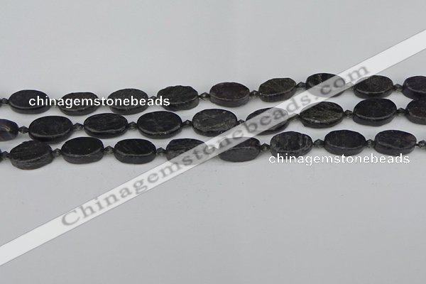 CCG126 15.5 inches 8*12mm oval charoite gemstone beads