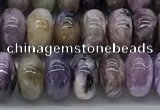 CCG136 15.5 inches 5*8mm rondelle natural charoite gemstone beads