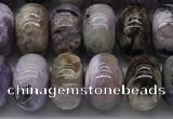 CCG137 15.5 inches 6*10mm rondelle natural charoite gemstone beads