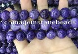 CCG147 15.5 inches 14mm round charoite gemstone beads