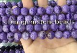 CCG150 15.5 inches 12mm round charoite gemstone beads