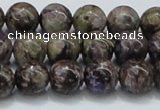 CCG22 15.5 inches 12mm round natural charoite gemstone beads