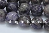 CCG23 15.5 inches 14mm round natural charoite gemstone beads