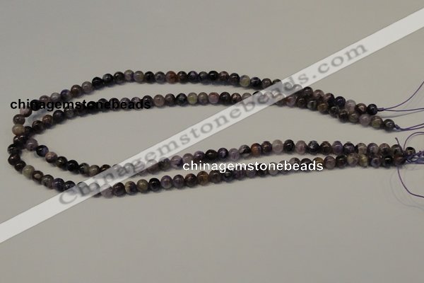 CCG25 15.5 inches 6mm round natural charoite gemstone beads