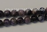 CCG26 15.5 inches 8mm round natural charoite gemstone beads