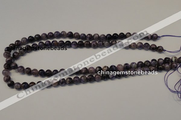 CCG26 15.5 inches 8mm round natural charoite gemstone beads