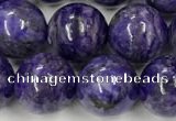 CCG312 15.5 inches 10mm round dyed charoite beads wholesale