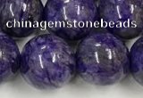 CCG313 15.5 inches 12mm round dyed charoite beads wholesale