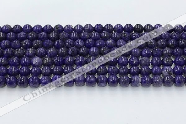 CCG315 15.5 inches 6mm round dyed charoite gemstone beads