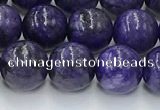 CCG316 15.5 inches 8mm round dyed charoite gemstone beads