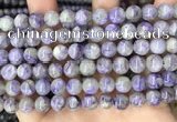 CCG320 15.5 inches 8mm round natural charoite beads wholesale