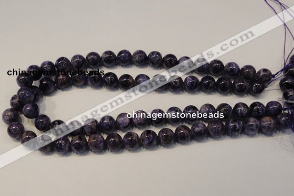 CCG33 15.5 inches 12mm round natural charoite gemstone beads