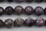 CCG57 15.5 inches 9mm faceted round natural charoite beads