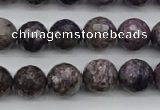 CCG58 15.5 inches 11mm faceted round natural charoite beads