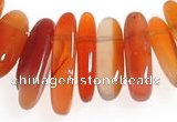 CCH07 16 inches red onyx chips gemstone beads wholesale