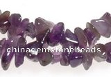 CCH12 35 inches purple amethyst chips gemstone beads wholesale