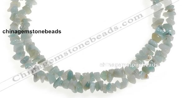 CCH20 32 inches amazonite chips gemstone beads wholesale