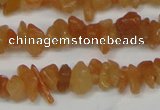 CCH201 34 inches 3*5mm red aventurine chips gemstone beads wholesale