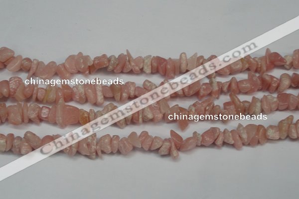 CCH224 34 inches 5*8mm pink opal chips gemstone beads wholesale