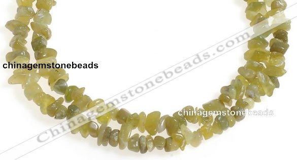 CCH23 35 inches Korea jade chips gemstone beads wholesale