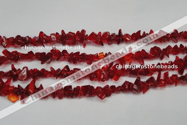 CCH238 34 inches 5*8mm synthetic crystal chips beads wholesale