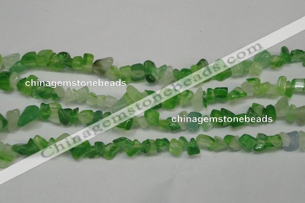 CCH239 34 inches 5*8mm synthetic crystal chips beads wholesale