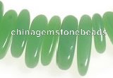 CCH24 16 inches green jade chips gemstone beads wholesale