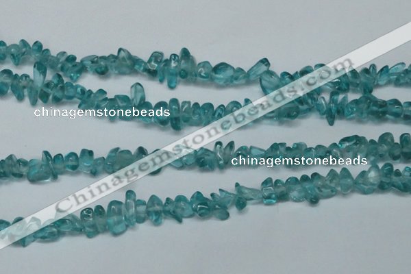 CCH254 34 inches 5*8mm synthetic crystal chips beads wholesale