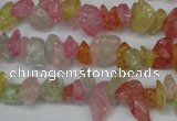 CCH261 34 inches 4*6mm synthetic crack crystal chips beads wholesale