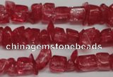 CCH262 34 inches 4*6mm synthetic crack crystal chips beads wholesale