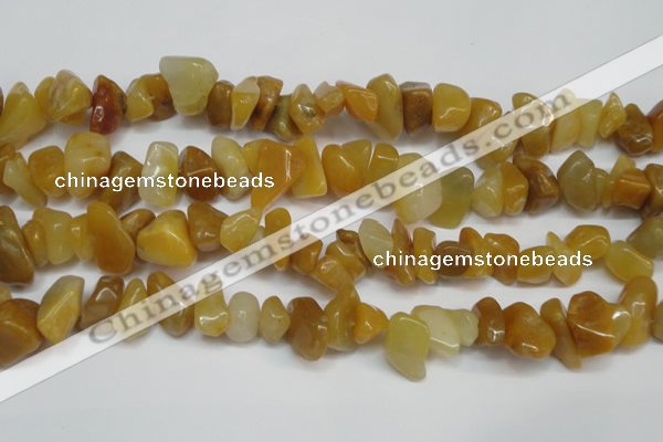 CCH271 34 inches 8*12mm yellow aventurine chips gemstone beads wholesale