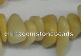 CCH274 34 inches 8*12mm yellow jade chips gemstone beads wholesale