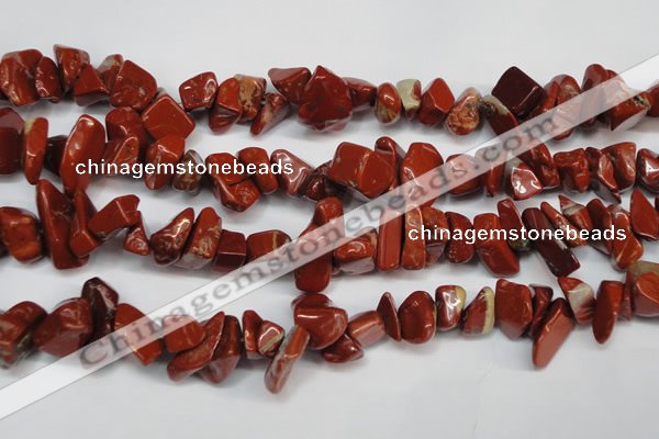 CCH275 34 inches 8*12mm red jasper chips gemstone beads wholesale