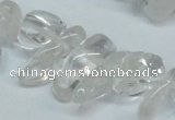 CCH290 34 inches 8*12mm white crystal chips gemstone beads wholesale