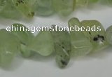 CCH293 34 inches 8*12mm green rutilated quartz chips beads wholesale