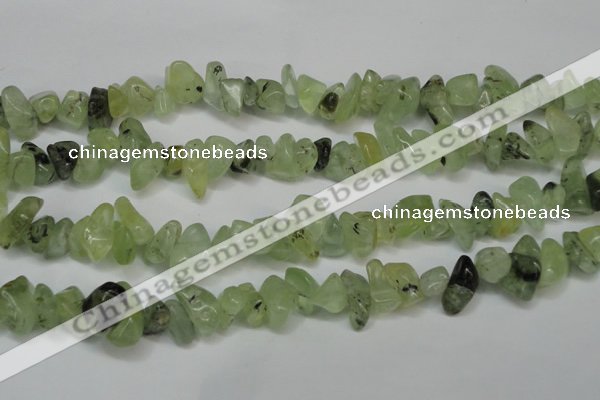 CCH293 34 inches 8*12mm green rutilated quartz chips beads wholesale