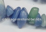 CCH295 34 inches 8*12mm dyed gemstone chips beads wholesale