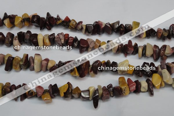 CCH297 34 inches 8*12mm mookaite chips gemstone beads wholesale